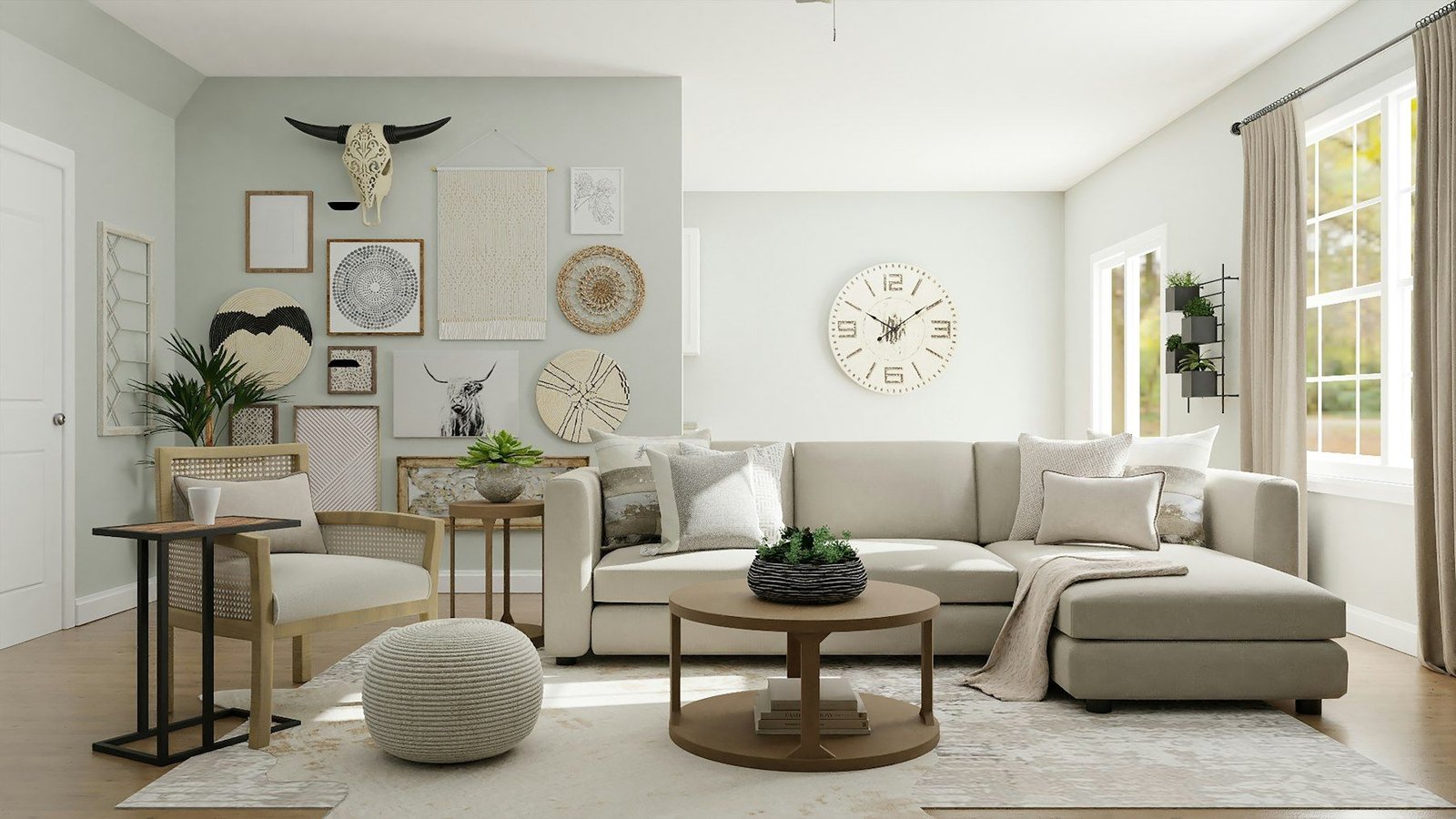 A quiet, refined living room
